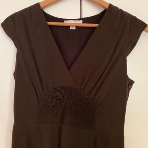 Banana Republic brown mid- length dress